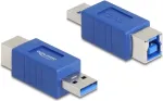 DeLOCK 67217 USB lyties keitiklis USB Type-A į USB Type-B mėlynas
