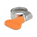 DeLOCK 400 SS drugelinis žarnos spaustukas 12&ndash;20 mm 5 vnt oranžinis