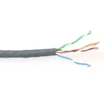 ACT CAT5E U/UTP PVC kietas laidas ES100H 100 m pilka