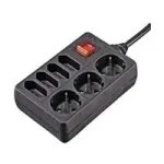 Hama 00108868 ilginimo laidas 1,4 m 7 ki&scaron;tukinių lizdų Vidiniam naudojimui Juoda