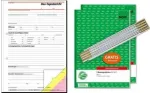 Formų knygelė sigel SY281 A4+ vieno lapo laisva forma turgui D