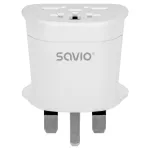 Savio AP-05 maitinimo adapteris / keitiklis vidaus patalpoms 2500 W Baltas