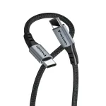 Verbatim Sync & Charge kabelis - 60W USB-C į USB-C 120 cm, 1,2 m, USB C, USB C, USB 2.0, 0,48 Gbit/s, juodas