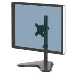 Fellowes Seasa laisvai pastatomas monitoriaus laikiklis vienam ekranui, iki 8 kg / 32 colių, ergonomi&scaron;kas, reguliuojamas, pakreipimas 45&deg;, pasukimas 120&deg;, sukimas 360&deg;, VESA 75x75/100x100, juodas