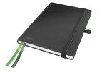 Leitz Notebook Complete A5 linijinis 96 g 80 lapų, juodas, kietas vir&scaron;elis