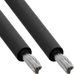 Saulės elektrinės montavimo kabelis InLine 94400S H1Z2Z2-K, 4 mm2, 100 m, juodas