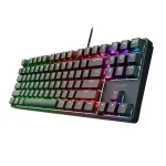 Trust GXT 864 Cada klaviatūra žaidimams USB QWERTY anglų juoda