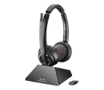HP Poly Savi 8220 UC Microsoft Sertifikuotas DECT 1880-1900 MHz USB-A Ausinių Rinkinys