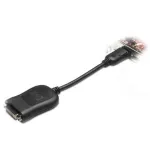 HP DVI adapteris DisplayPort (M) į DVI-D (M) juodas, skirtas Quadro FX 3800 (481409-001, FH973AA)