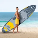 Pripučiama SUP lenta Rebel ACTIVE 350x81x15 cm komplektas - modelis RBA-4500, universali ir turistinė irklenė