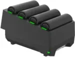 4 lizdų atsarginių baterijų įkroviklis, skirtas Zebra WT5400 WT6400