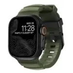 NOMAD Rocky Point dirželis Apple Watch 46mm/49mm Žalia-Juoda