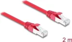 Delock RJ45 tinklo kabelis Cat.6A S/FTP 2 m raudonas (81185)