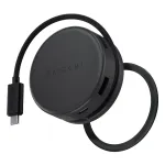 Satechi On-the-Go 7-in-1 Multiport Adapter USB-C Hub with 100W PD, 2x USB-A, HDMI 4K, Ethernet, SD/MicroSD Card Reader - Space Gray