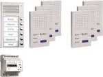 &bdquo;TechniSat TCS Audio Intercom System Set PPAF06-EN/02 AP&ldquo; &ndash; belaidžio ry&scaron;io domofonų rinkinys 6 butams