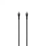 SEEK TOTI USB-C į USB-C 2 m pinta 3A juodas kabelis