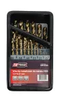 AWTOOLS HSS-Co Cobalt Twist Drill Bit Set 25-Piece 1-13 mm Metal Drilling