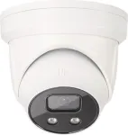 ABUS Security-Center IPCB58511A Tinklo stebėjimo kamera - kupolinė - lauko - atspari oro sąlygoms - spalvota diena ir naktis - 8 MP - 3840 x 2160 - 4K - M12 lę&scaron;io laikiklis - fiksuotas židinio nuotolis - LAN 10/100 - MJPEG, H.264, H.265 - DC 12V / PoE