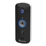 Toucan Wireless Video Doorbell with Chime V3 - 1080p Full HD, 180&deg; Wide Angle, Night Vision, Two-Way Talk, PIR Motion Detection, IP56, Juoda