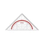 Maped Study 16 cm liniuotė trikampė - skaidrus polistirenas - 45&deg;/45&deg;/90&deg; trikampis