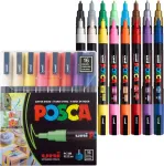 Faber-Castell UNI PC-3M Paint Marker Set - 16 Assorted Colours