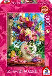 SCHMIDT SPIELE Blumenbouquet (1000 dalių) dėlionė