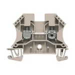 Weidm&uuml;ller Feed-Through Terminal Block, Screw Connection, 4 mm&sup2;, 32 A, 800 V, Beige, DIN Rail Mount, 100 pcs