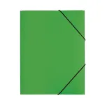PAGNA Portfolio Folder A4 Polypropylene Green Elastic Band Portrait 21613-05