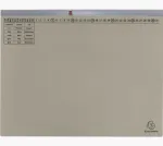 Exacompta 370110B Įprastas bylų segtuvas - kartonas - pilka - 320 g/m&sup2; - 265 x 316 mm