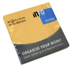 inFO Sticky Notes 5654-35-K Orange 1 Block