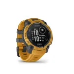 Garmin Instinct 3 Solar 45mm GPS Smartwatch Sunburst su Sunburst/Pilk&scaron;vai rudu dirželiu