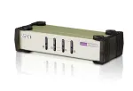 ATEN CubiQ CS84U KVM komutatorius 4 kompiuteriams, PS/2-USB VGA, 2048 x 1536 (QXGA), su KVM kabeliais