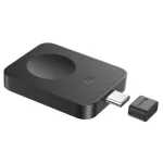 Baseus MagPro belaidis indukcinis įkroviklis, skirtas Apple Watch, 2,5 W, juodos spalvos