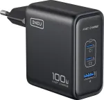INIU Leopard Charger 100W GaN USB-C EU Plug Black