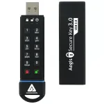 Apricorn Aegis Secure Key 3.0 60GB USB 3.0 atmintukas, aparatinės įrangos &scaron;ifravimas, FIPS 140-2 Level 3