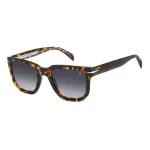 DAVID BECKHAM DB-7118-S-086 vyri&scaron;ki akiniai nuo saulės Havana Green 52mm