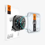 Spigen Glas.tR EZ Fit Grūdinto stiklo ekrano apsauga, skirta Samsung Galaxy Watch Ultra (47 mm) &ndash; 2 vnt. pakuotė &ndash; skaidri