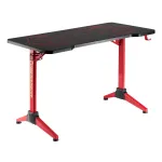 Gaming stalas MACLEAN RS163 RGB LED, didelis stalvir&scaron;is, maks. apkrova 100 kg, maks. auk&scaron;tis 760 mm