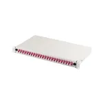 Pataisos skydelis DIGITUS DN-96432-4 19 colių 1U 24&times; LC duplex OM4 pilkas