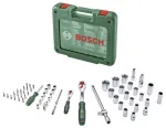 Bosch 60 dalių 1/4 inch ir 1/2 inch reketų ir nasrų rinkinys su dėklu, maks. sukimo momentas 768 Nm