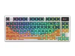 MSI Forge GK600 TKL belaidė mechaninė žaidimų klaviatūra Mars US ANSI, tri-mode, keičiami Forge jungikliai, per klavi&scaron;ą RGB, PBT klavi&scaron;ų dangteliai