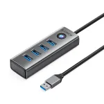 ORICO PDD4U-U3 4 prievadų USB 3.0 &scaron;akotuvas - pilka