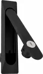 DSIT DS-LOCK-01 19 colių stovo serverio spintos spyna, chromuota, su 2 raktais