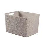 CURVER Basket Jute L 20L 36x28x23cm smėlio spalvos pintas krep&scaron;ys