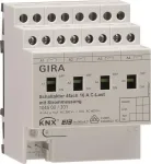 GIRA perjungimo aktuatorius 4 kanalų DIN bėgiui KNX/EIB 16A C apkrovai 104500