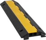 EUROLITE KB-2A kabelių tiltas 2 kanalų 98x24x4.5 cm juodas/geltonas, maksimali apkrova 5000 kg