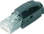 Teleg&auml;rtner STX RJ45 ki&scaron;tukas Cat.5e 8P8C presuojamas jungtis, permatoma, 1 vnt. J80026A0001