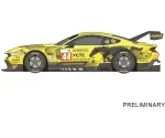 Carrera GO!!! Plus Ford Mustang GT3 'Ford Performance, No.44' 1:43 lėlių automobilis 50051040