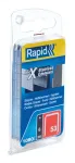 RAPID TOOLS smulkios vielinės segtukai Type 53, 6 mm, nerūdijantis plienas, maža pakuotė, kortelė su Euro hole, 1 vnt. (40109509)