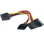 EXERTIS CONNECT SATA maitinimo skirstytuvas 15-pin į 3x SATA HDD - tiesus 147563